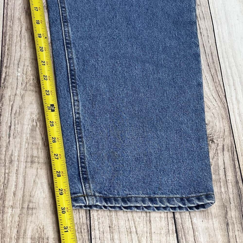 Carhartt Jeans Men's Sz 46x30 Blue Denim Pants‎ Relaxed Fit Original Straight - Picture 7 of 7